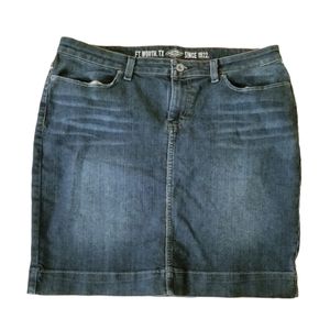 Vintage denim skirt